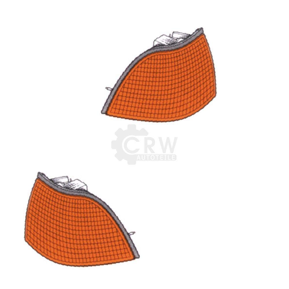 Diederichs Lot de clignotants avant pour Série 3 E36 année de construction 91-99 Cabriolet/Coupé Jaune
