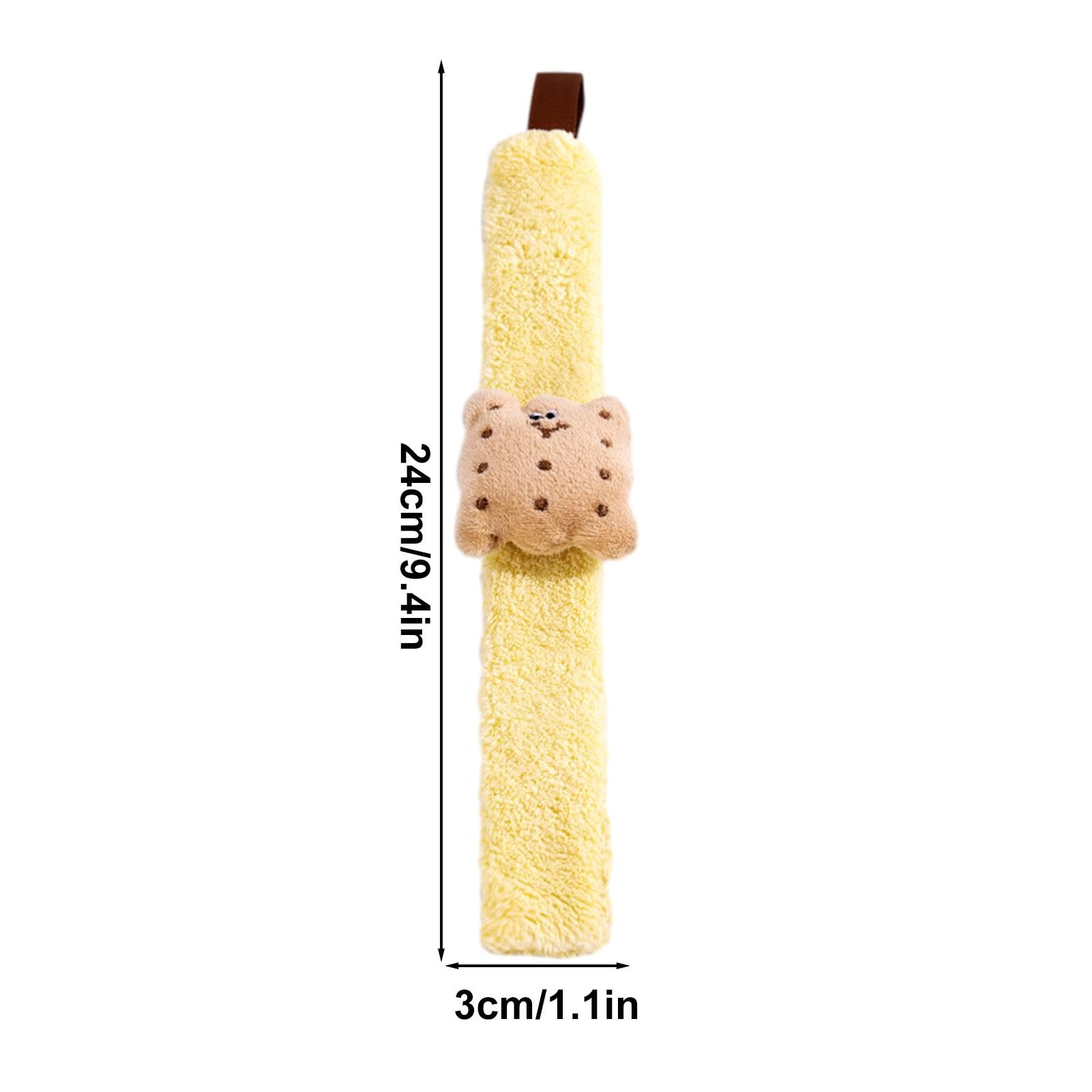 Cubremuñecas para lavarse la cara, pulsera para lavarse la cara,preciosas pulseras de toalla de muñeca para lavarse la cara | Muñeco polar Coral impermeable para mujer, colgante, banda para el sudor a