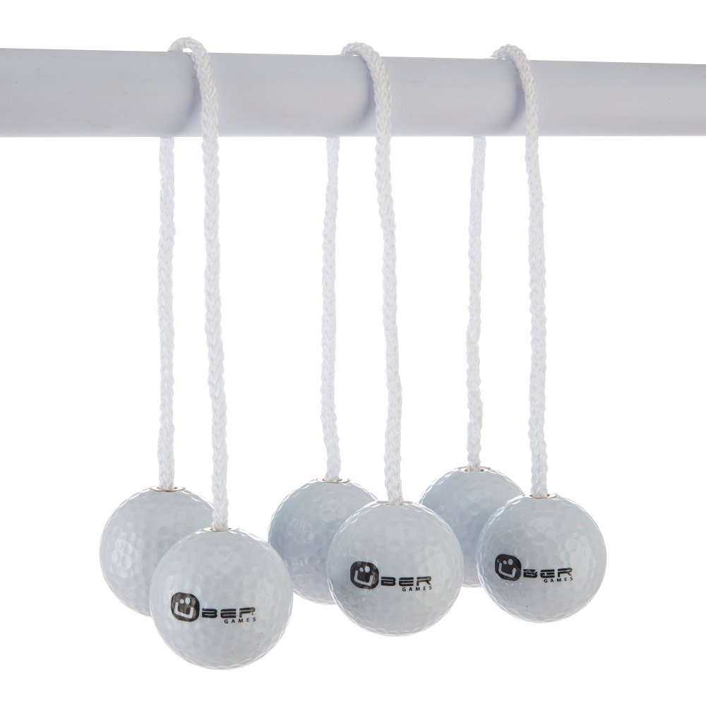 Uber Games Leitergolf Set mit echten Golfbolas Schwarz/Weiß