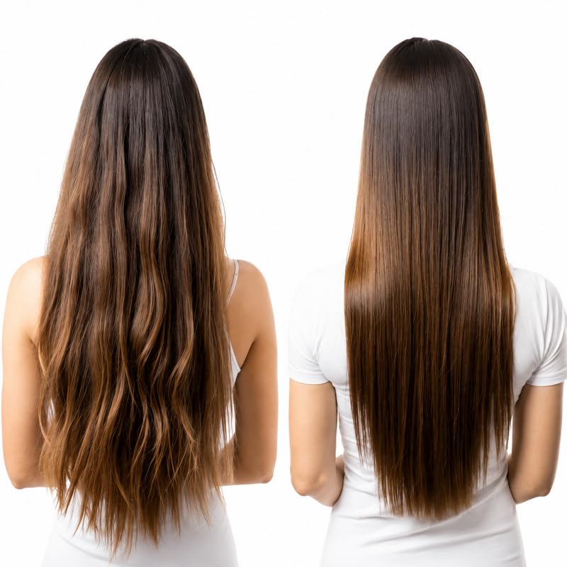 Image of Professional salon hair straightener for women 5 temp hair straighteneing hair styler Straightening