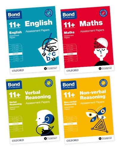 Bond 11+: Bond 11+ English, Maths, Non-verbal Reasoning, Verbal Reasoning Assessment Papers 8-9 years Bundle (Bond: Assessment Papers)
