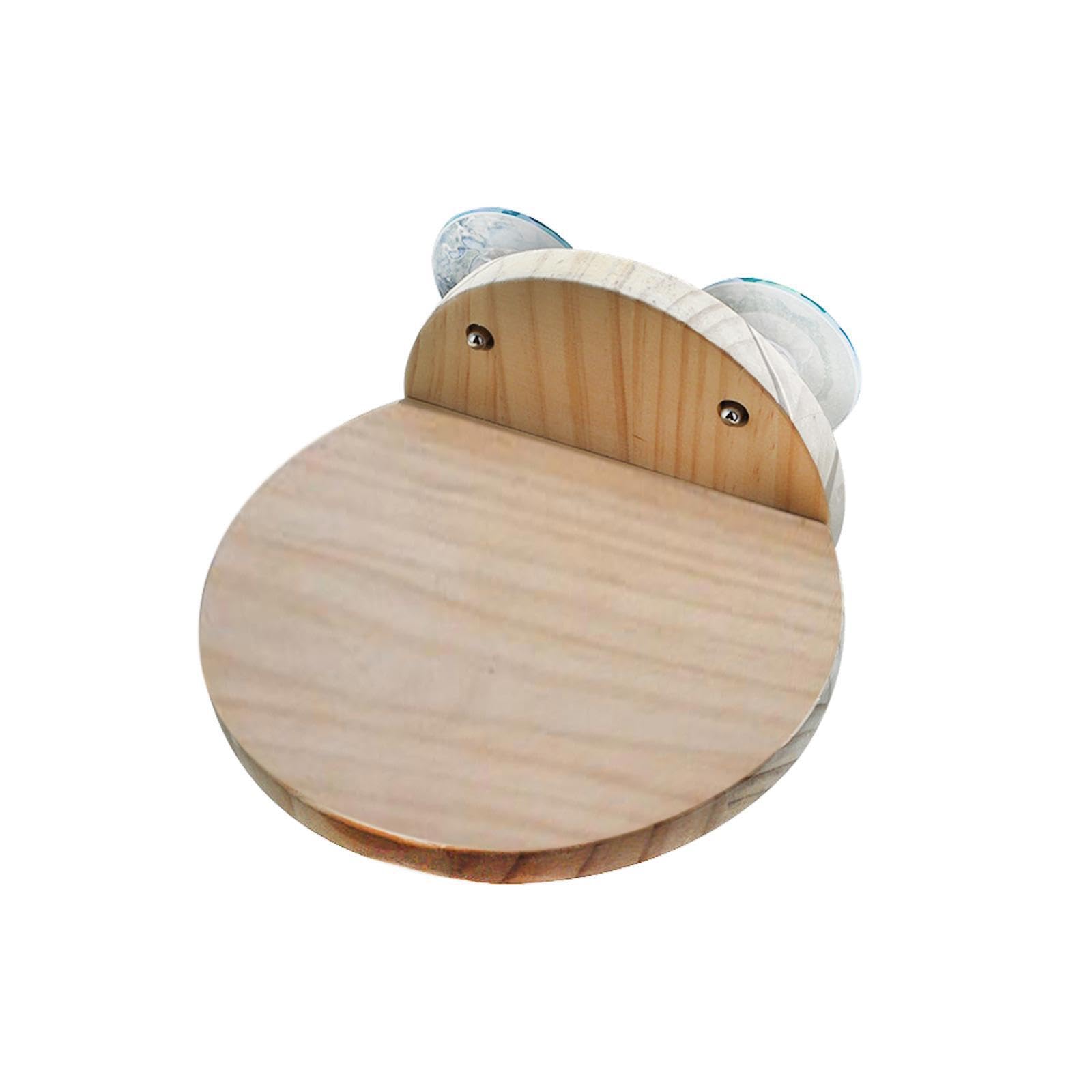 Siège de repos pour chat en bois léger et portable de 19cm