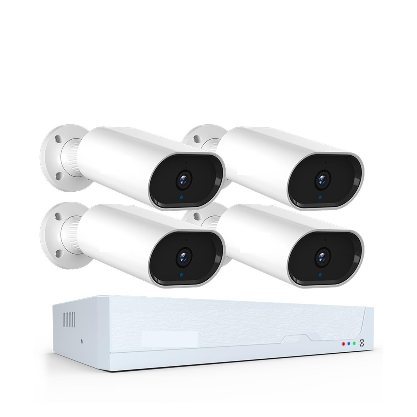 8CH 5MP System Bezpieczeństwa Zestaw Kamer CCTV Wykrywanie Twarzy H.265 Nadzór Wideo 3K Audio Kamera IP łAtwa W Instalacji(1T,4 Camera 8CH NVR)