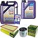 Produktbild QR-PARTS 69330585 Filter Set Inspektionspaket 6 Liter Motoröl Leichtlauf High Tech 5W-40 MANN-FILTER Luftfilter Ölfilter