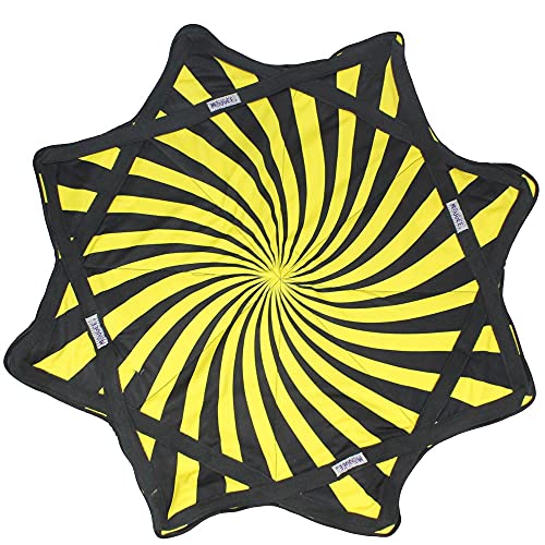 Zeekio Mougee Star - Flow Star - Juggling and Skill Toy (Bumble (Black and Yellow))
