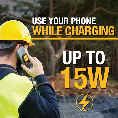 DEWALT Heavy Duty Wireless Charger, 15W Max Cell Phone Charger - image 7