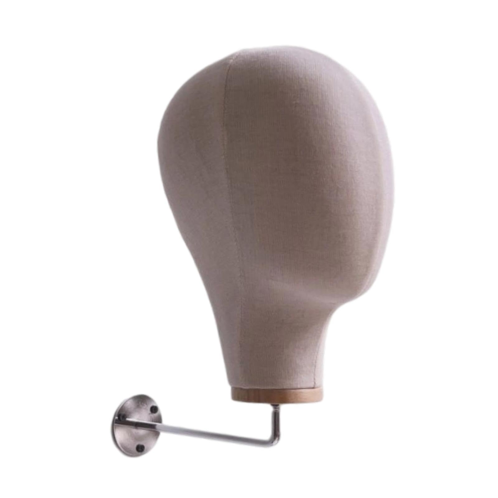 Testa di Manichino Da Donna Espositore Da Parete Supporto per Cappelli E Porta Parrucche Multiuso per Esposizione Adatto per Vetrine di Negozi Saloni, Style a