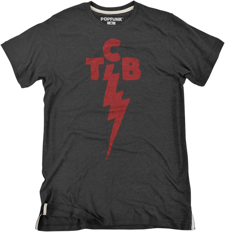 PopfunkElvis TCB Symbol Slim Fit Unisex Adult Triblend Heather T Shirt