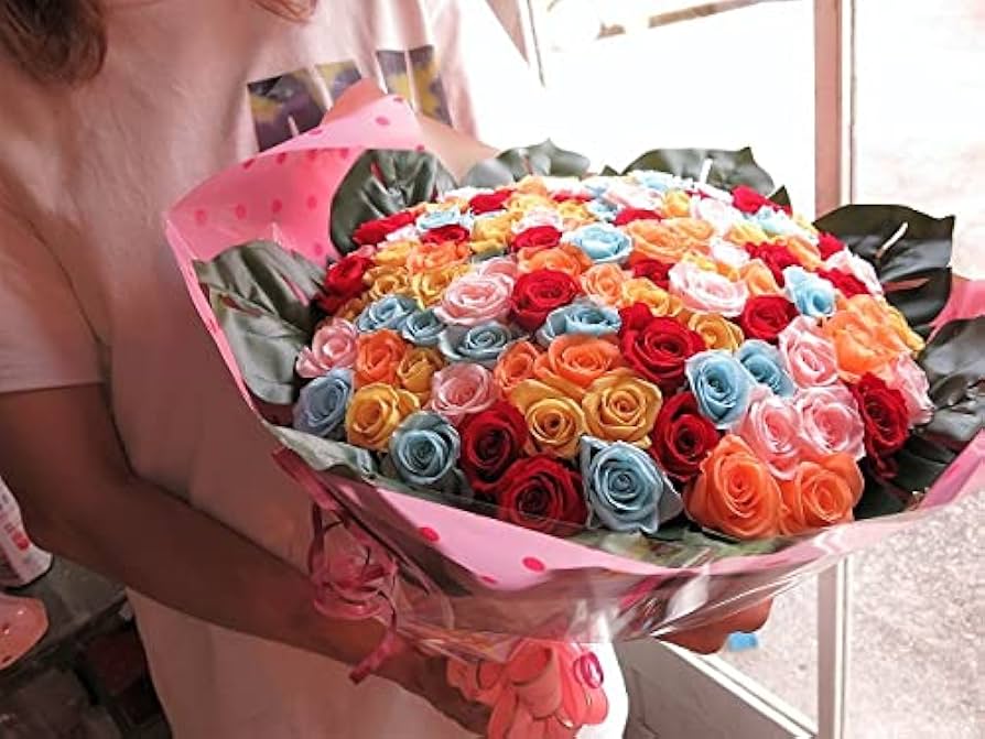 Saleレッド&ブルーバラ2点セット♪*¨…♫ ボトルフラワー Saleレッド&ブルーバラ2点セット♪*¨…♫ ボトルフラワー