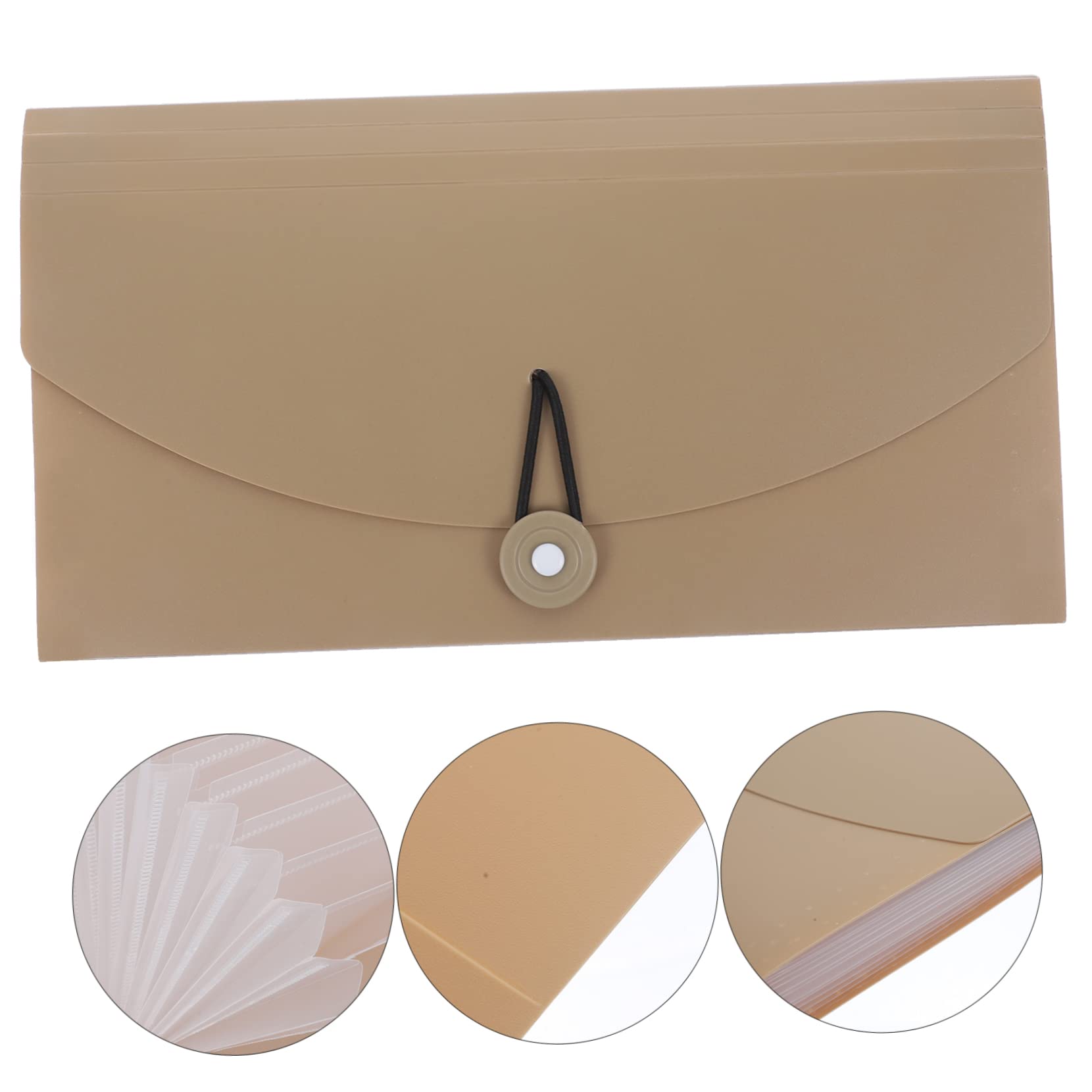 Carpeta Expandible De Portátil Plástica Organizador De Archivos Acordeón Resistente Al Agua