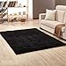 WOOAI Tapis Shaggy pour Salon Maison Sol en Peluche Alfombra Tapis Moelleux Enfants Chambre Fausse Fourrure Tapis Salon Tapis Soyeux