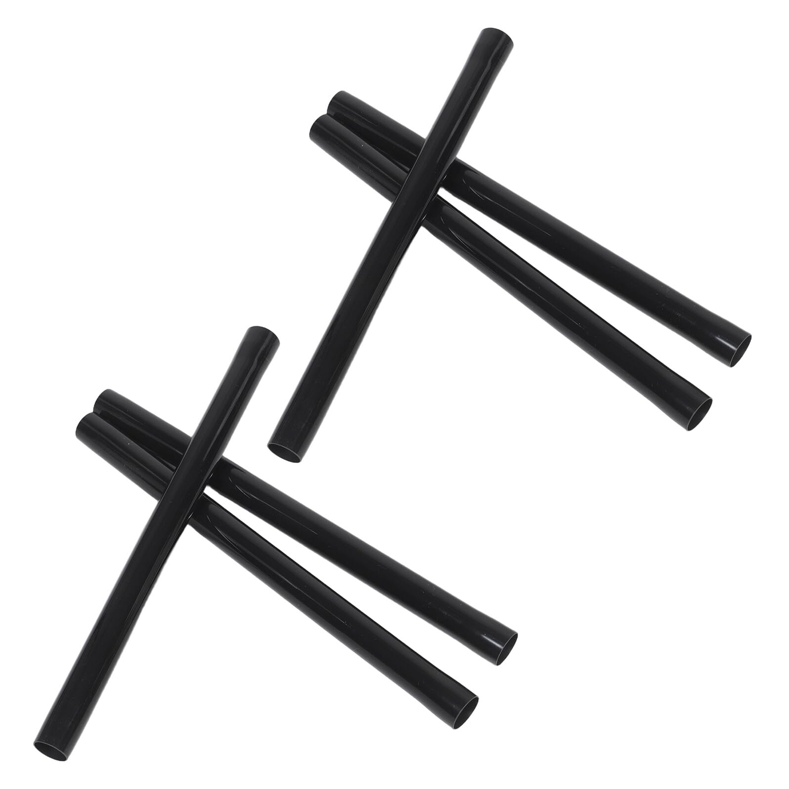 Tube D'extension pour Aspirateur 6 Pièces Plastique Noir, Raccord Flexible