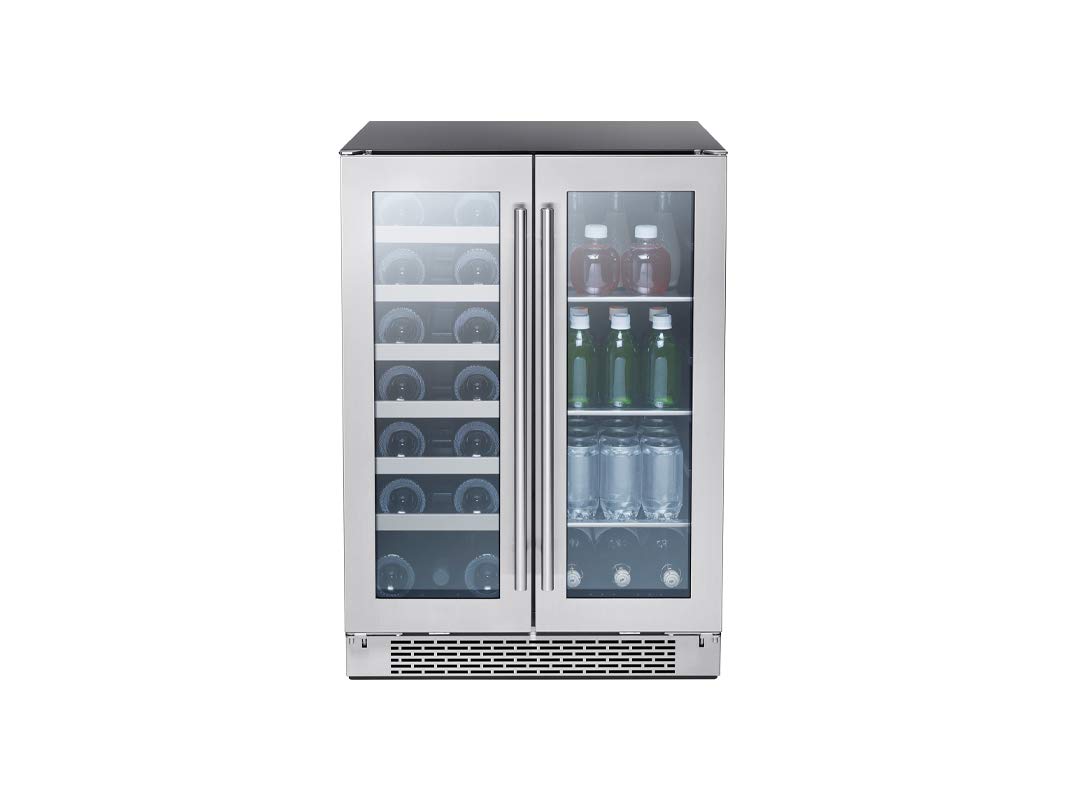 Buy Zephyr 24'' Wine Fridge & Beverage Refrigerator Dual Zone Under