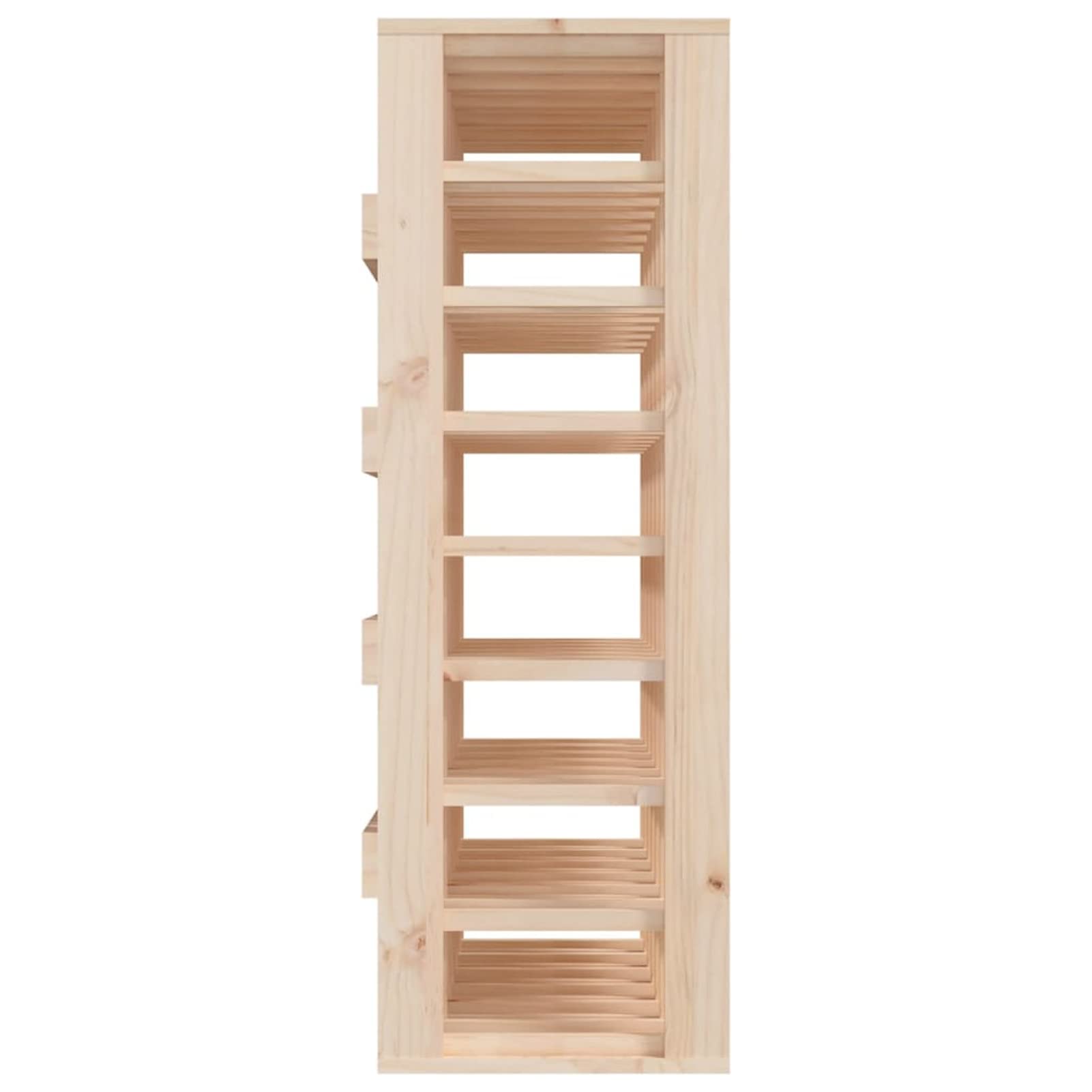 JUDYY Botellero, Botellero Vino, Botellero Cocina, Wine Rack, Estante Vino, Soporte Botellas Vino, Madera Maciza de Pino 70x33x94 cm