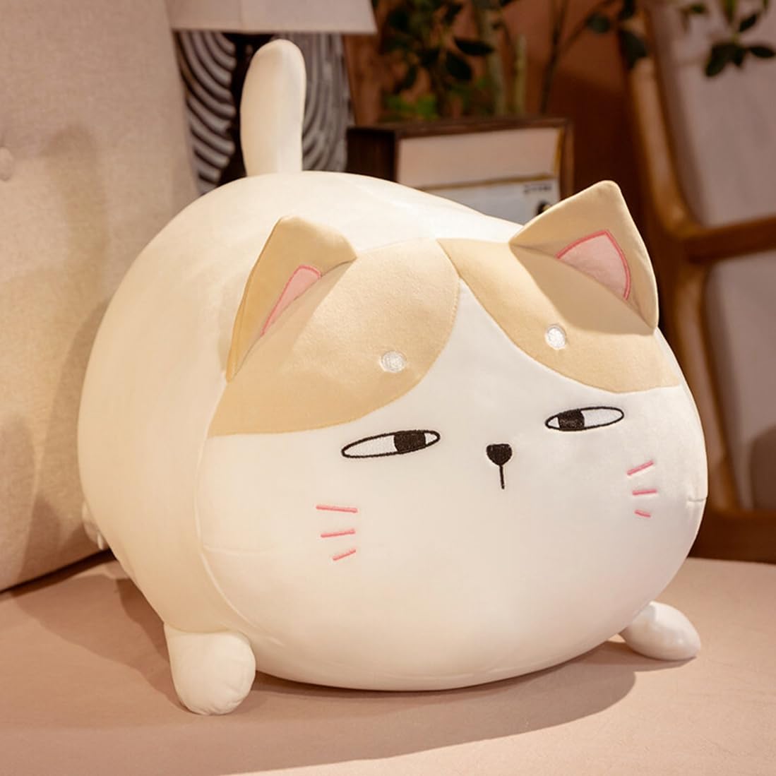 三毛猫のぬいぐるみ 楽天市場】ふとっちぃZoo にゃんこ 三毛猫 猫のぬいぐるみ 丸い