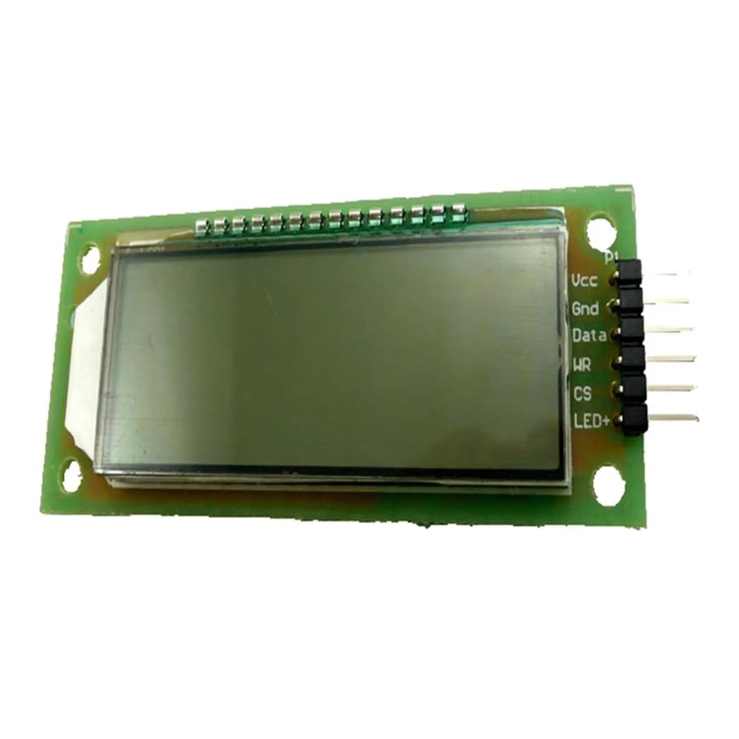 New 6-Digit 7 Segment SPI LED Digital Tube Display Module for Arduino MEGA2560 UNO Nano Due Pro Mini with Green Backlight 5V HT1621 Driver Includes Free Arduino Sample Code Starter Kit (4)