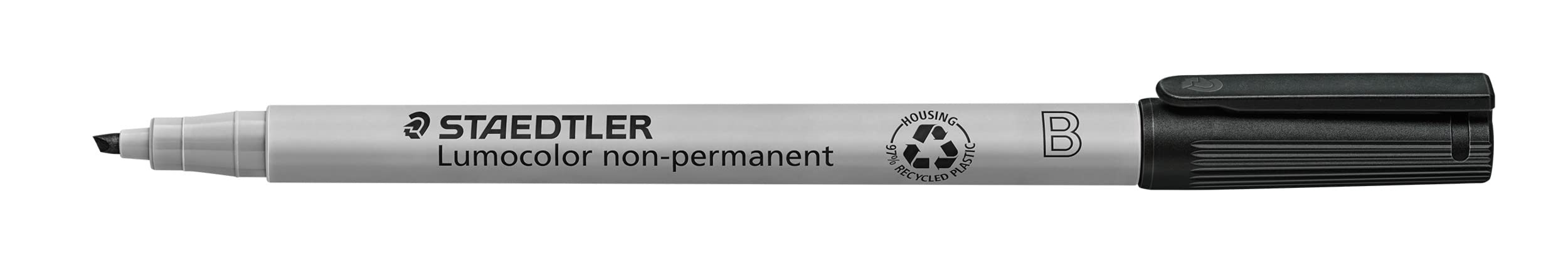Staedtler 312WP4 Lumocolor Non-permanent Pen Broad 1.0/2.5 mm Line - Assorted Colours, Pack of 4 - Image 4