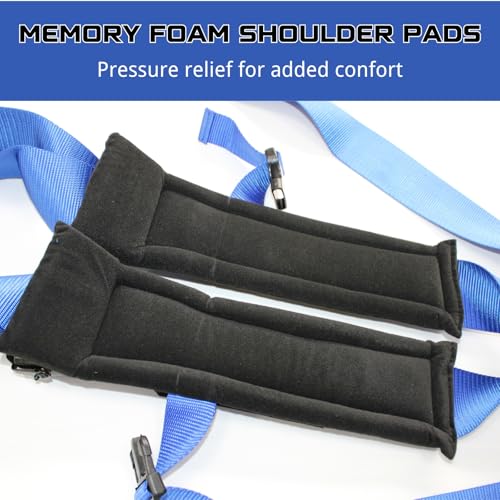 Image of 4 Point Safety Harness with Padding, Latch and Link Safety Harness