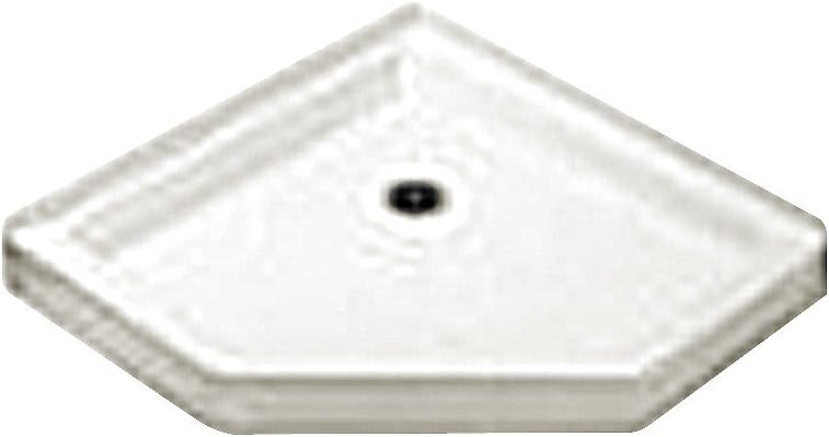 Crane Plumbing 36WLC-WH Cascade Shower Floor (Neo-Corner), White