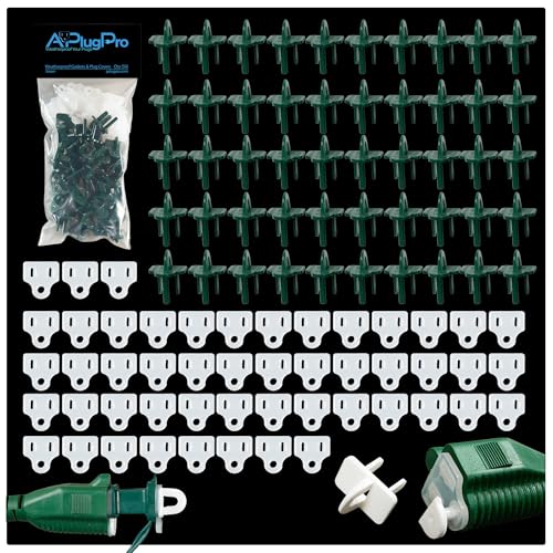 Weatherproof gasket plugs for outdoor electrical connections