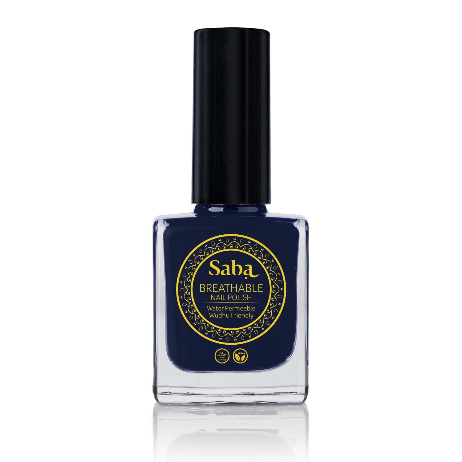 Saba Breathable 12 ML (RUSSIAN BLUE), High Glossy Shine, No Chip, Water Permeable, Vegan, Cruelty Free, No Toxins Nail Polish