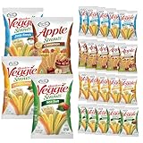 Sensible Portions Veggie Straws Multi-Pack, Gluten-Free Chips, Individual Snacks, 1 Ounce Bag, 24-Pack