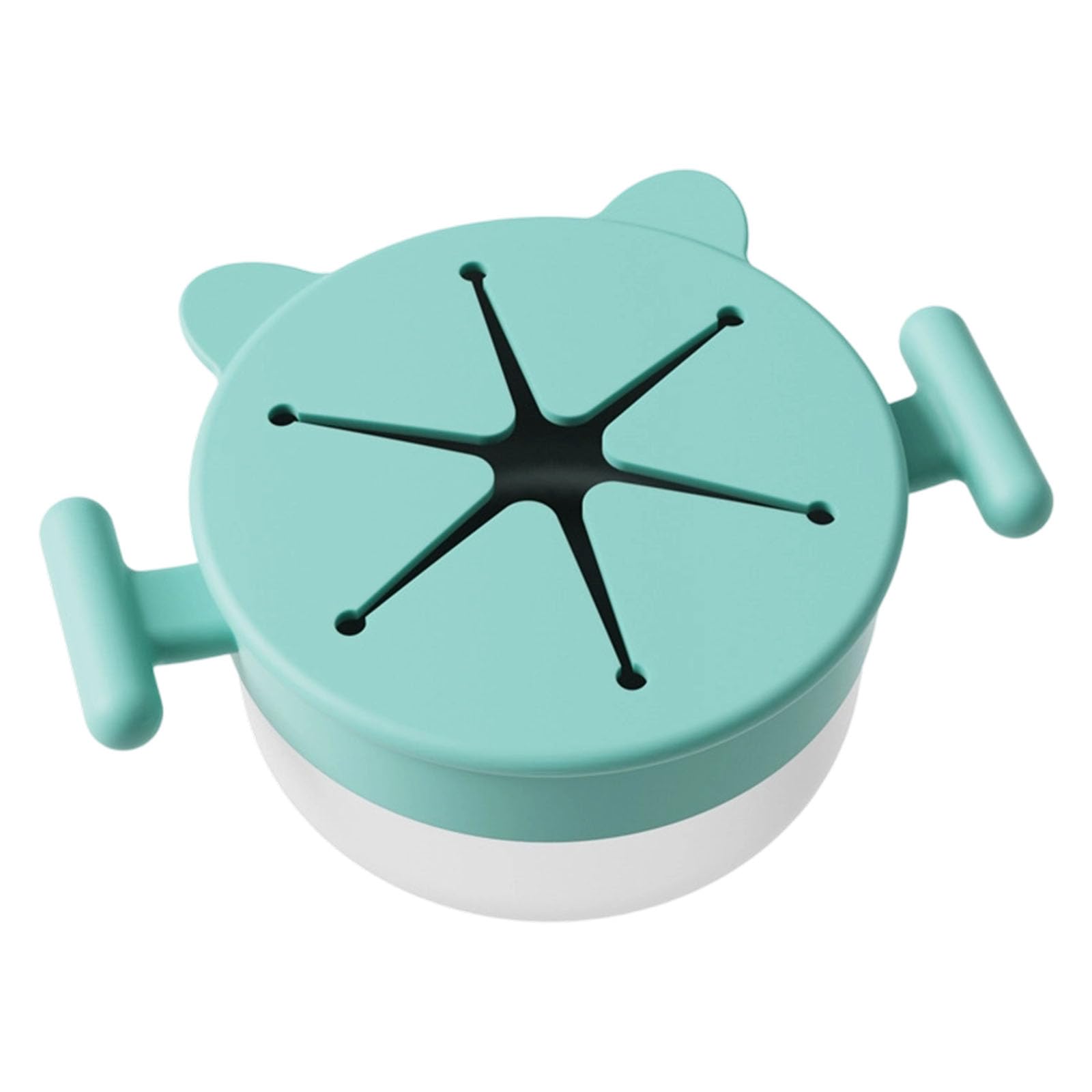Nucelit Portable Stainless Steel Snacks Cup with Removable Silicone Lid Spill for Travel Use Snacks Container with Silicone Lid