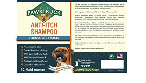 Shampoo for Dogs | Natural & Made in USA | Safe & Effective for Puppies & Pets | Powerful to Clean, Bathe, Freshen, & Remove Odors (Anti-Itch Shampoo (Cucumber Melon))