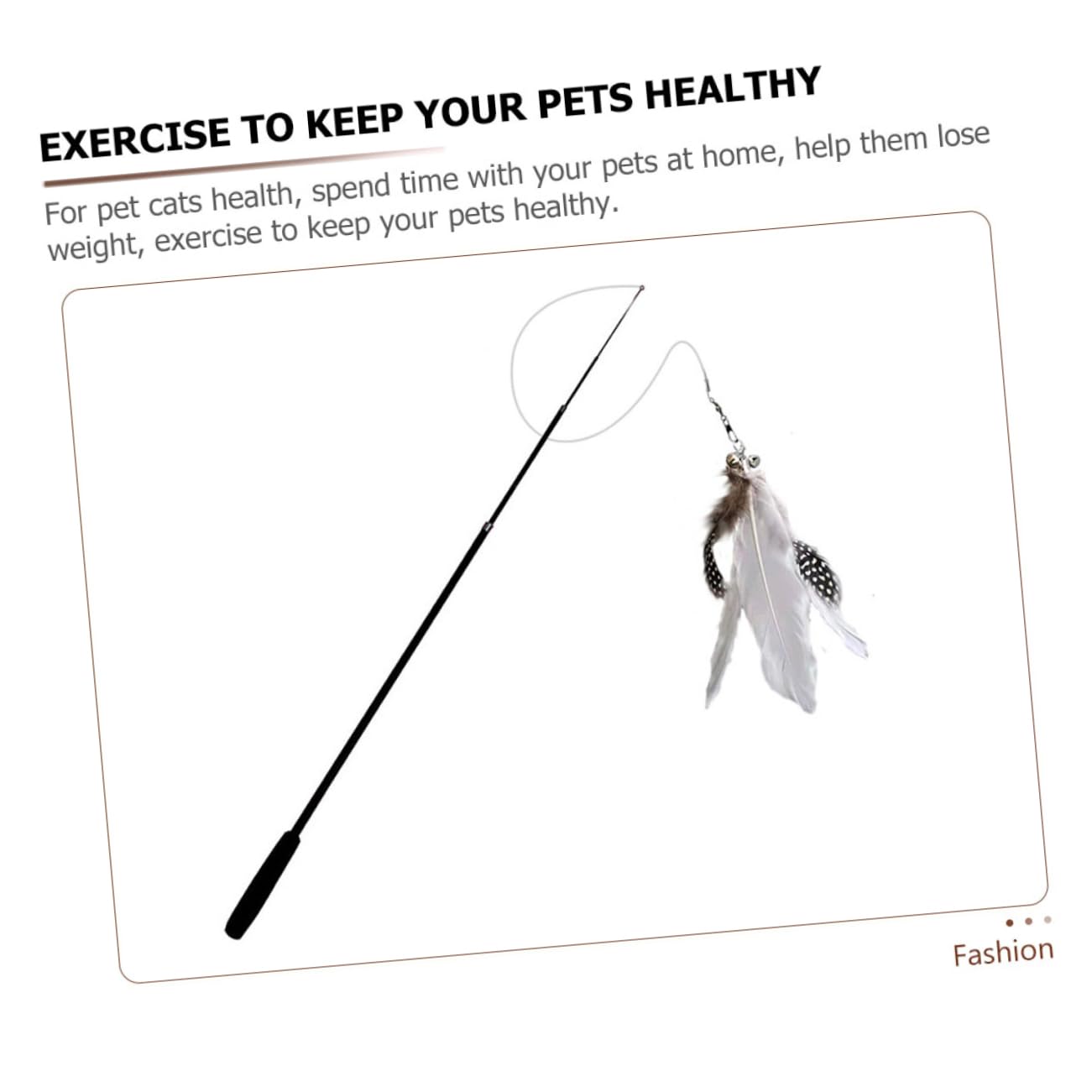 SUPVOX 6pièces Canne Téaser pour Chat De Extensible avec Plumes Jouets Interactifs pour Chats Et Chatons