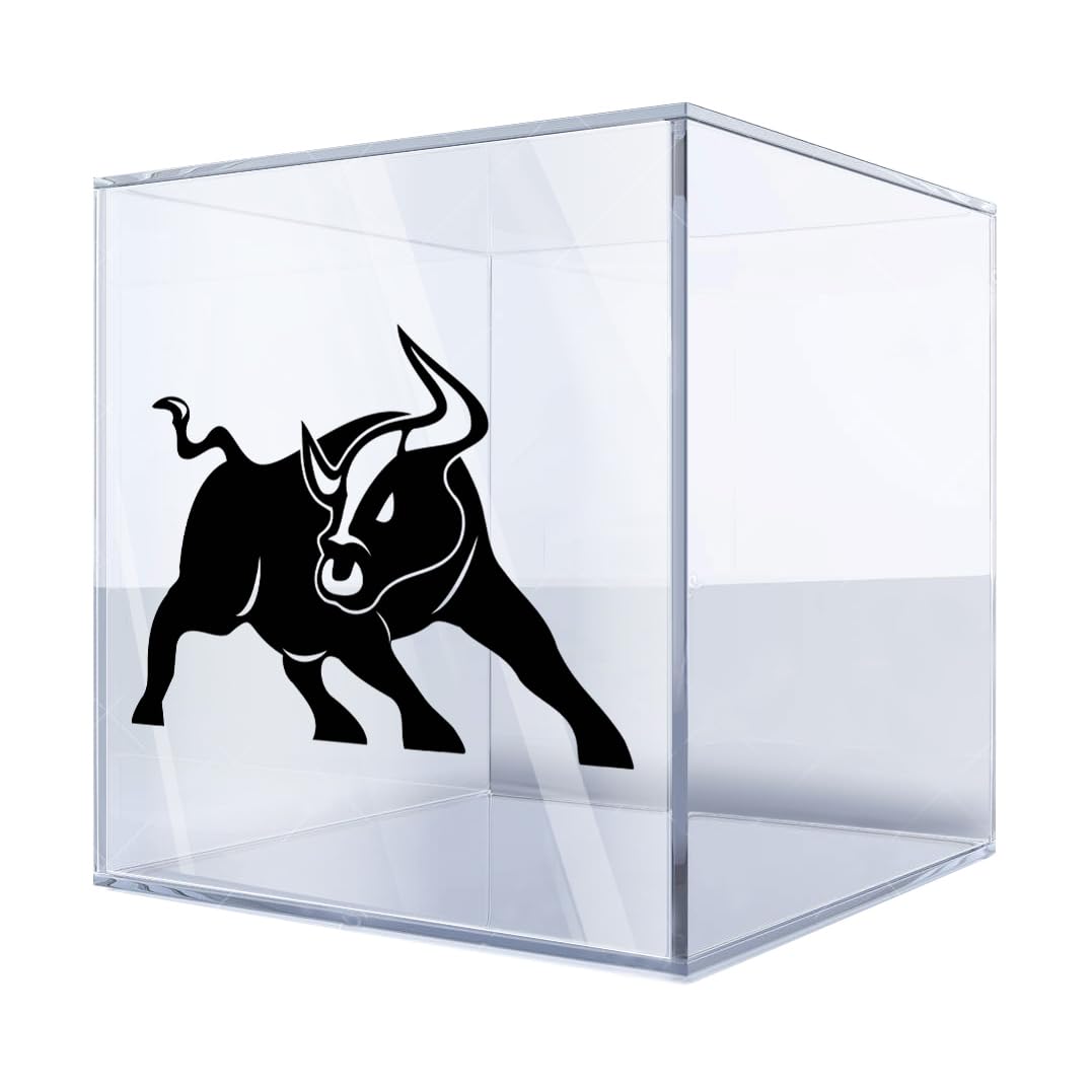 Decal Vinyl Stickers Bull Car Window Wall Art Decor Doors Helmet Truck Motorcycle Note Book Mobile Laptop Size: 5 X 3.1 Inches Black