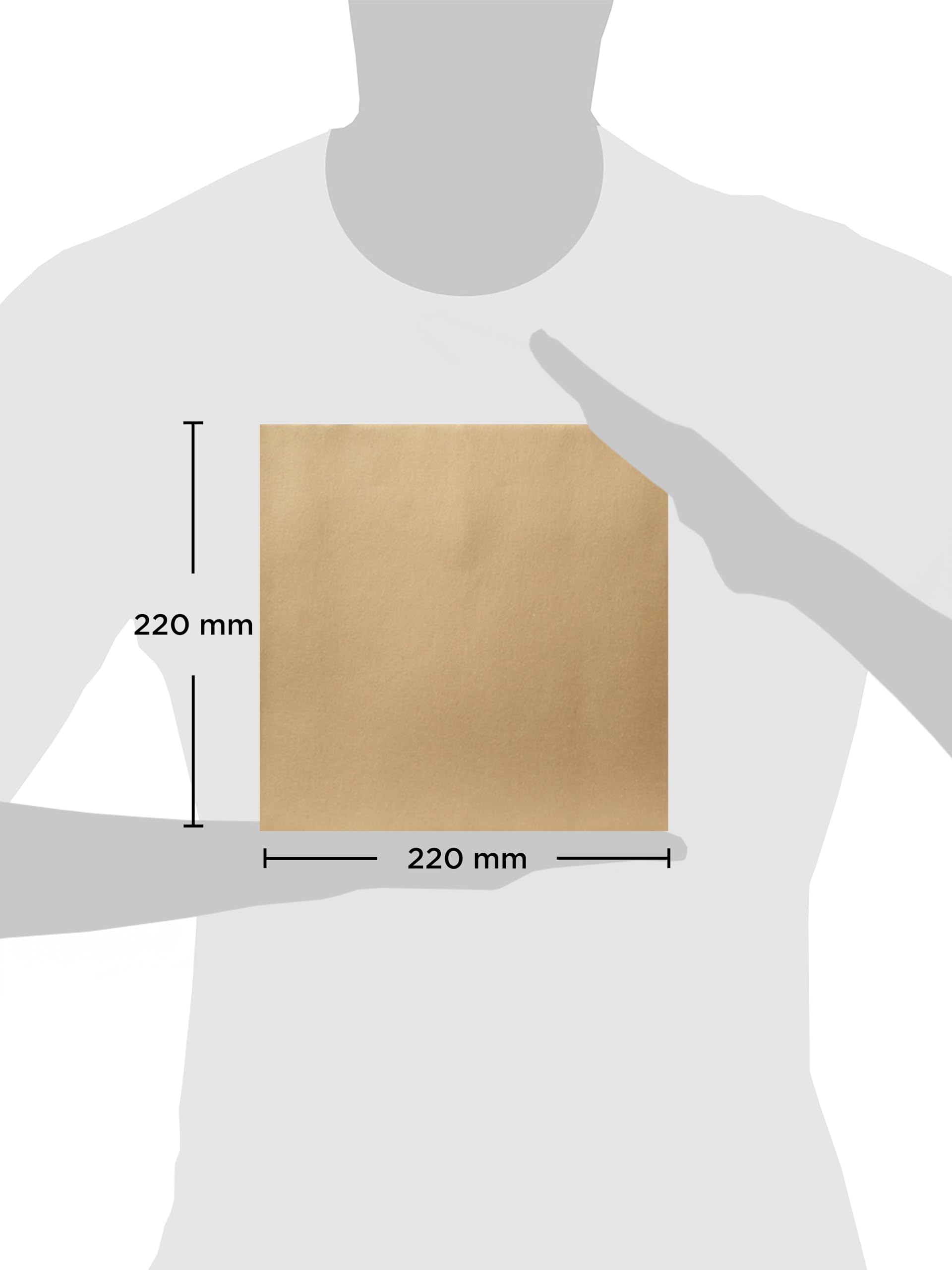 Blake Creative Shine 220 x 220 mm 130 g/m² Enveloppes Carrées Bande Adhésive Or (513) Or Métallique - Boîte de 250