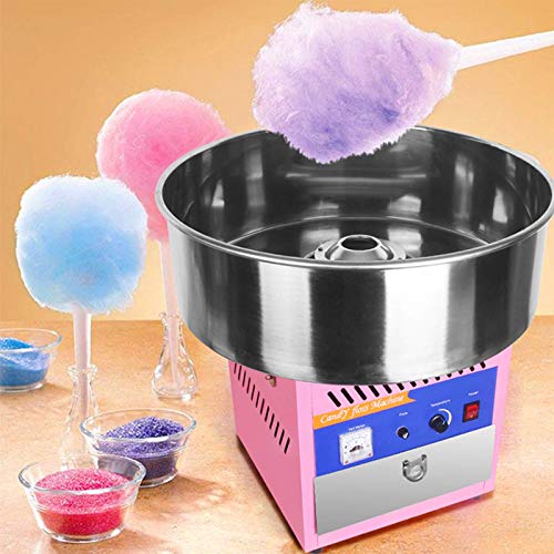 AJH Zuckerwatte Maker Zuckerwatte Maschine für Kinder mit Edelstahl Tablett, Partyzubehör für zu Hause/gewerblich, 1000w – Bild 3