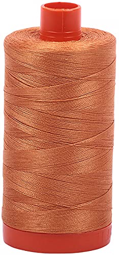 Hilo Aurifil 50wt Cotton 1422 yd Naranja Medio miniatura 1