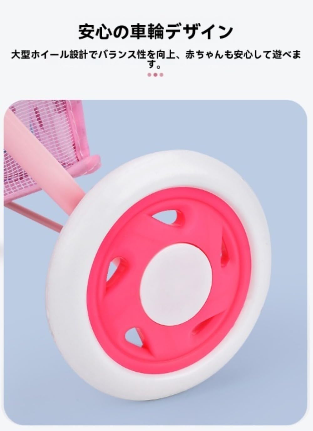 HeartTrend 子供用シミュレーションごっこ遊びおもちゃ5点セット、折りたたみ式ベビーカー、屋内・屋外用ロールプレイングおもち