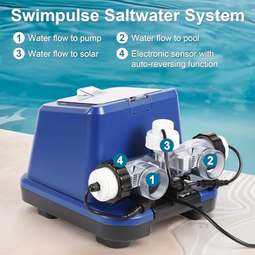Saltwater Pool Chlorinator System for Above Ground Pool up to 20,000 Gallons,GFCI Salt Chlorine Generator with Smart Salinity Alert, 1-Year Warranty - Thumbnail 7