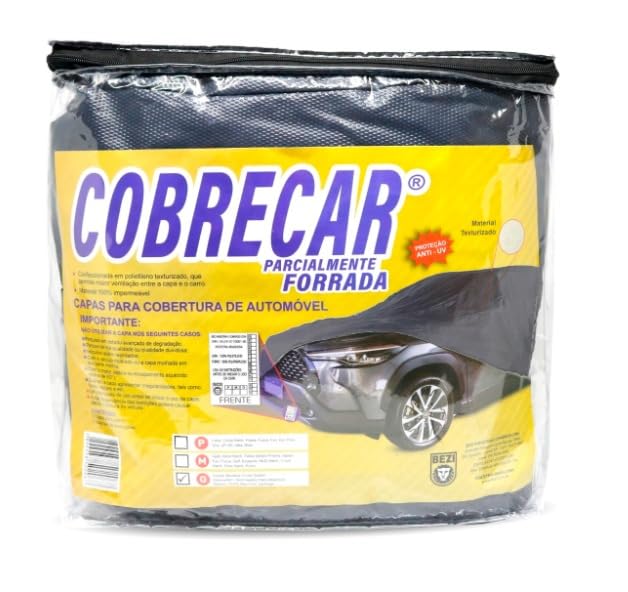 CAPA COBRIR CARRO COBRECAR MONZA, Q3, CRONOS, TIIDA, T-CROSS, COM ANTI-U.V, 100% IMPERMEÁVEL, PROTEÇÃO SOL CHUVA E POEIRA