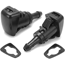 2 Pack Washer Jets Compatible with Hyundai Tucson and Kia Sportage, Front Windscreen Spray Nozzles Compatible with Hyundai I30 I20, Kia Venga Soul Models