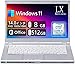 【整備済み品】 【Win11搭載】軽量型Panasonic Let's note CF-LX6 ■MS Office 2019/14インチFHD/Intel Core i5-7300U＠2.6GHz/メモリ8GB/SSD 512GB/Webカメラ内蔵/HDMI (SSD512GB) (整備済み品)