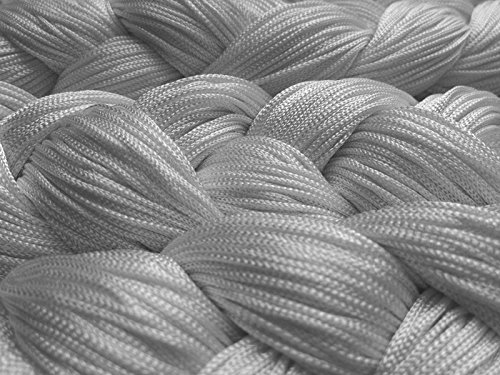 Kaikoon Fadenvorhang Silber 90 cm x 240 cm (BxH) B1 schwer entflammbar Messebau & Events