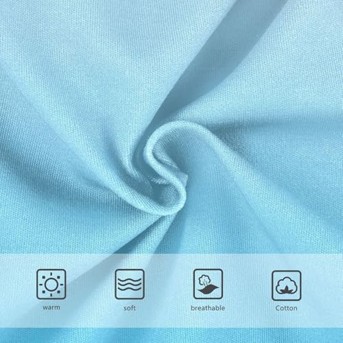 Joisal Pattern Toddler Underwear Floral 2t Cotton Panties Little Girl Sky Blue Ombre Briefs Underpants3