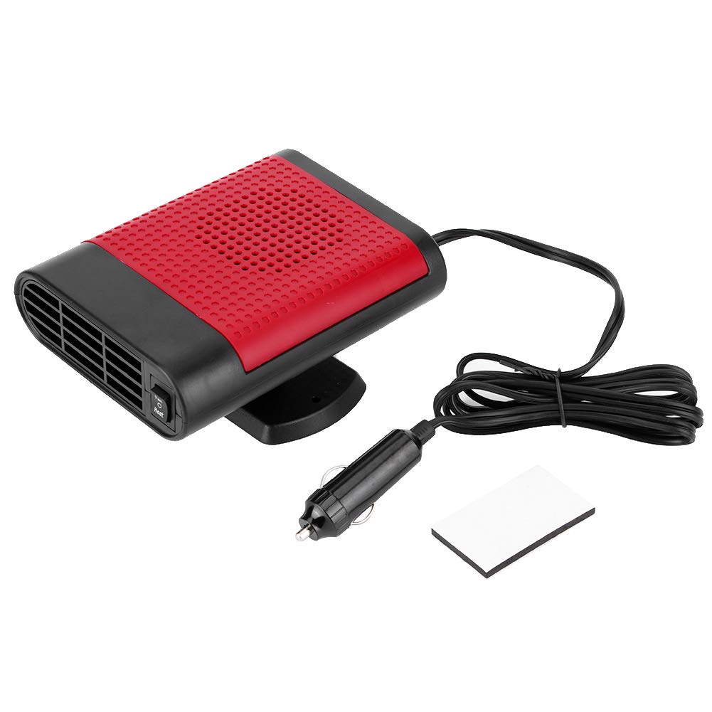 Termoventilatore Auto 12V 150W - Riscaldamento E Ventilazione 2 In 1, Ruota 360°, Spina Accendisigari