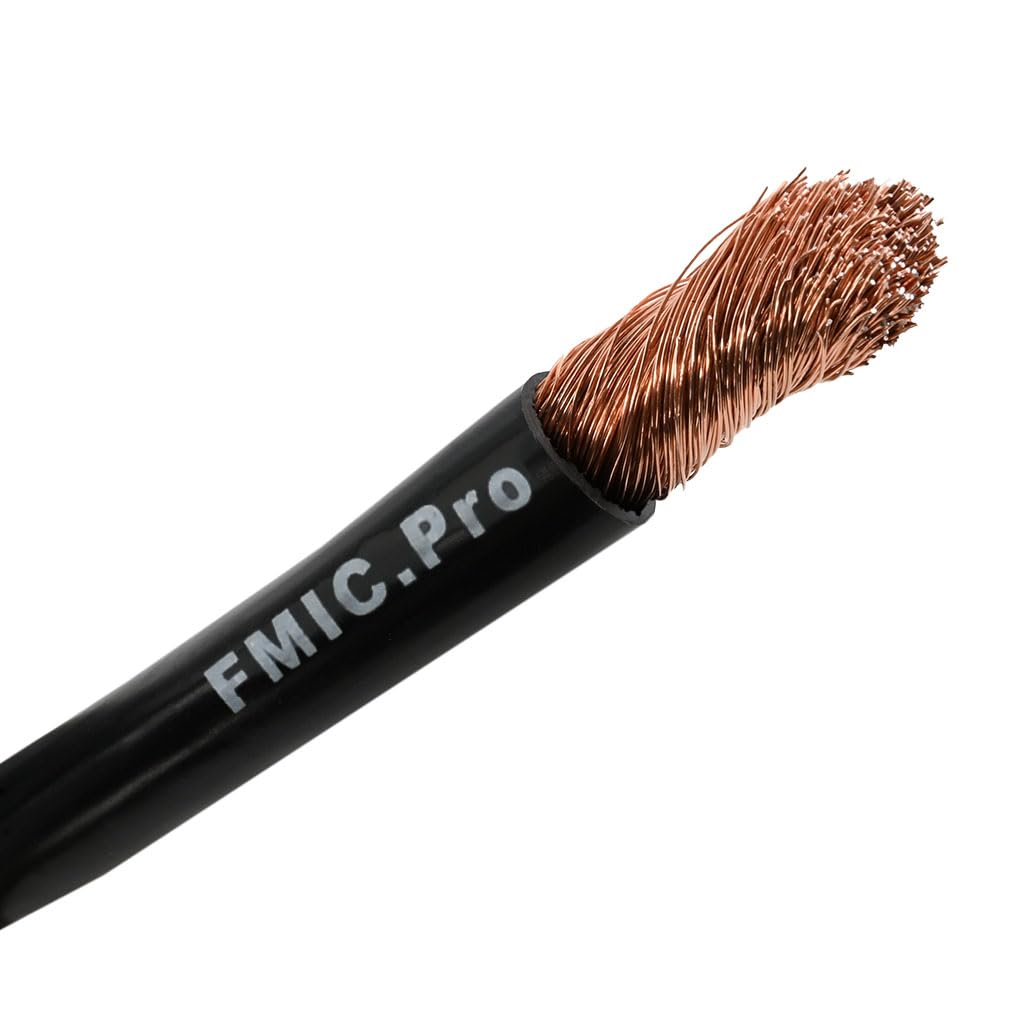 Cavo di avviamento FMIC.EU Performance – 4,5 m, 75 mm², 1500 A, per auto e camion, 12 V e 24 V, alta conduttività, isolamento robusto e affidabile