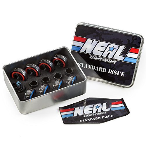 Neal Precision Skate Bearings / 3 Different Types - Ceramic - Swiss - Titanium / 608rs - Skateboard - Longboard - Inline - Scooter. The Best Bearings Guaranteed.