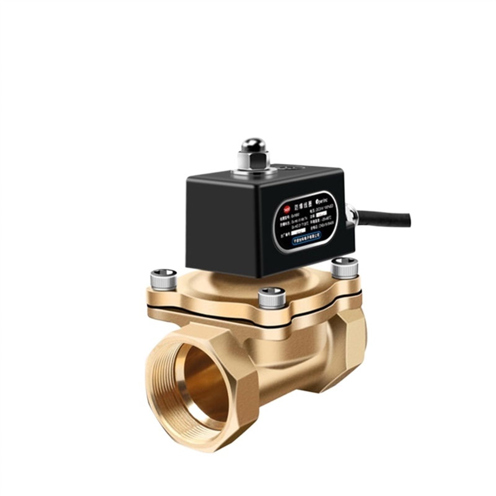 Électrovanne antidéflagrante gaz naturel 220V avec vanne laiton 1-1/4"