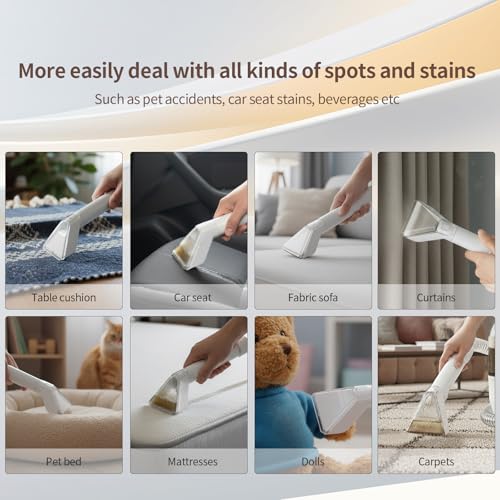 Image of PUREBEAR Portable HandHeld Carpet Cleaner Machine, Spot Cleaner