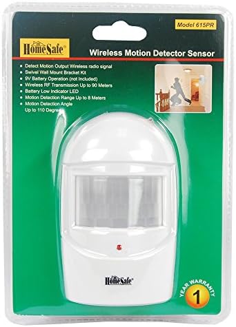 HomeSafe Wireless Transmitter Add-on 110-degree Motion Detector Sensor Ala