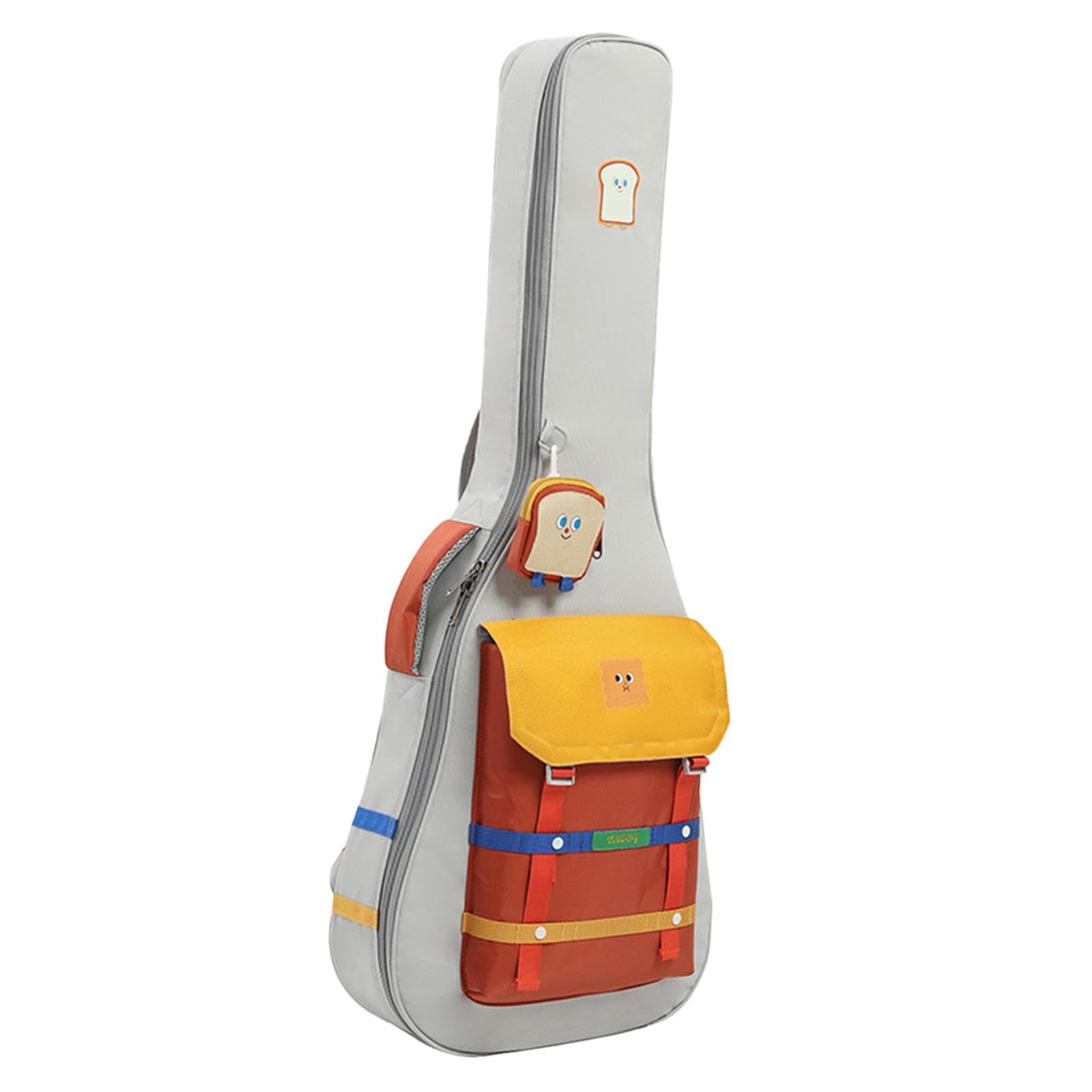 Borsa per Chitarra Custodia Da Viaggio per Chitarra Borsa per Chitarra Folk Chitarra Da 40/41 Pollici