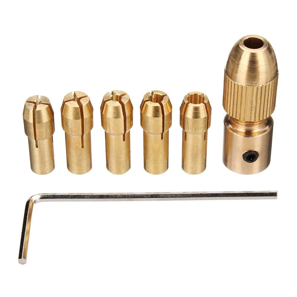 Drill Chuck for DC Motor Drill Bits Shank Metal Drill Chuck Collet Bits Rotary with Screw (For- DC 775 Motor)-image-44