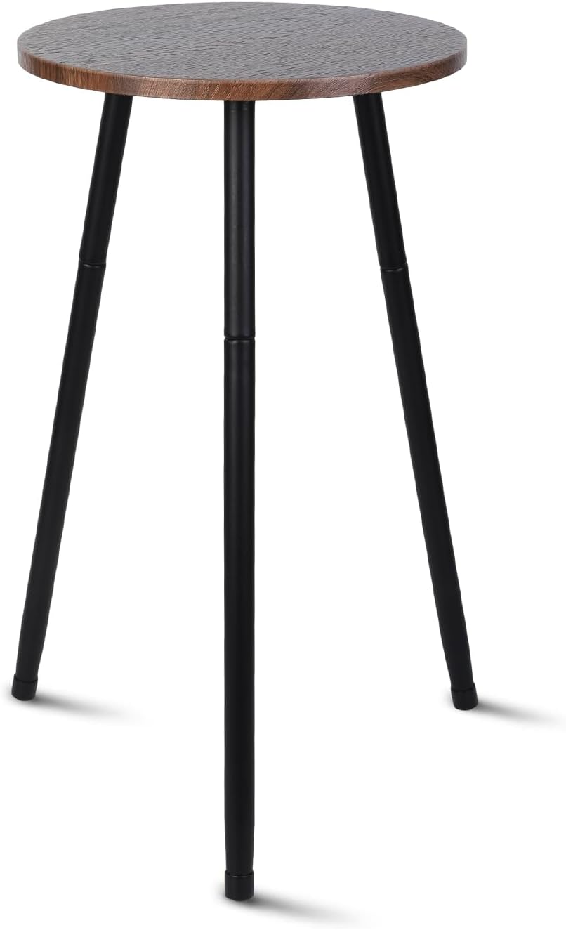 Plant Stand Indoor Outdoor?Adjustable Tall Wood Plant Stand Plant Table for Flower Pots?Heavy Duty Metal Tall Plant Holder, Modern Home Decor Small Round Side End Table (11.8"x20"/13.8")