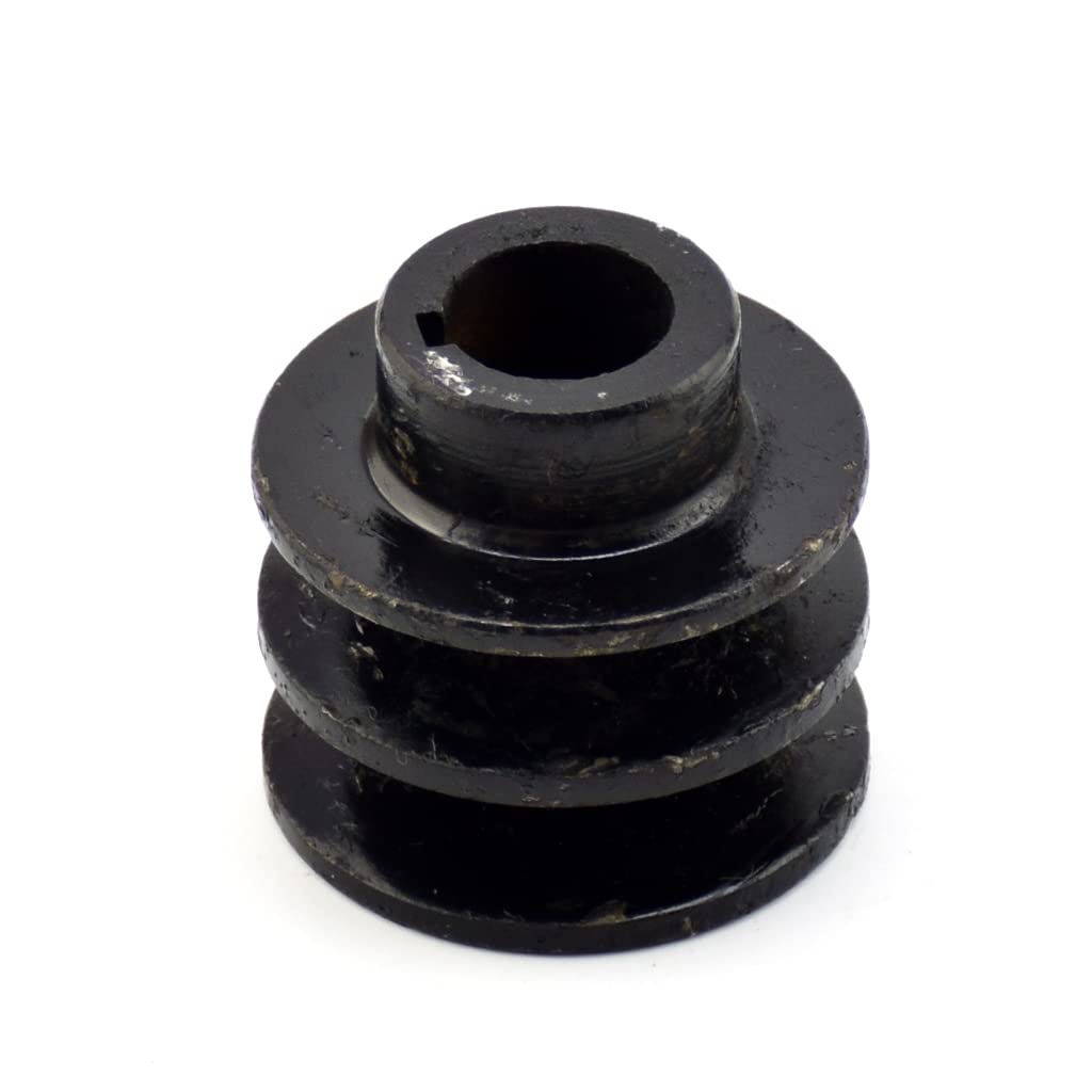 Polea de Correa en V Doble Ranura 35mm OD 20mm ID para Motores 168F 170F GX110 GX120 GX160 GX200 7HP ATV Go Kart
